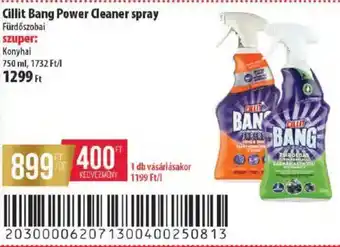 Coop Cillit Bang Power Cleaner spray ajánlat
