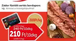 PRIVÁT Zádor füstölt sertés bordaporc ajánlat