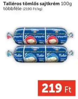 PRIVÁT Talléros tömlős sajtkrém ajánlat