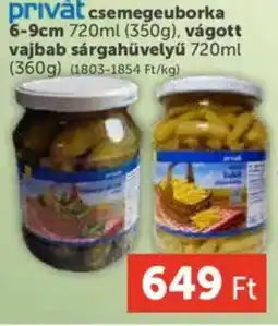 PRIVÁT Privát csemegeuborka ajánlat