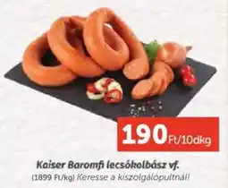 PRIVÁT Kaiser Baromfi lecsókolbász ajánlat