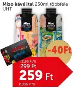 PRIVÁT Mizo kávé ital ajánlat