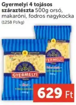 PRIVÁT Gyermelyi 4 tojásos száraztészta ajánlat