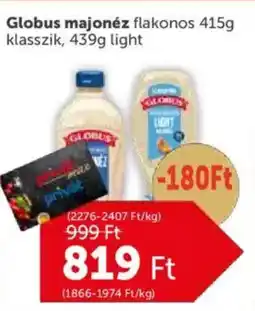 PRIVÁT Globus majonéz ajánlat