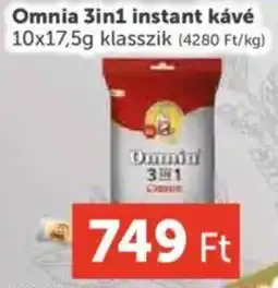PRIVÁT Omnia 3in1 instant kávé ajánlat