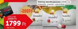 PRIVÁT Omnia kávékapszula ajánlat