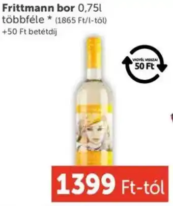 PRIVÁT Frittmann bor ajánlat