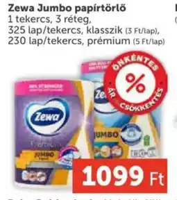 PRIVÁT Zewa Jumbo papírtörlő ajánlat