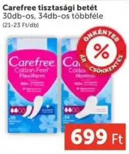 PRIVÁT Carefree tisztasági betét ajánlat