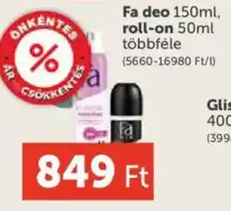 PRIVÁT Fa deo, roll-on ajánlat