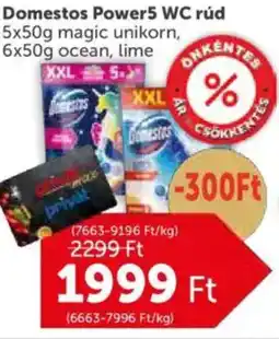 PRIVÁT Domestos Power5 WC rúd ajánlat