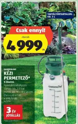 ALDI GARDENLINE Kézi permetező ajánlat