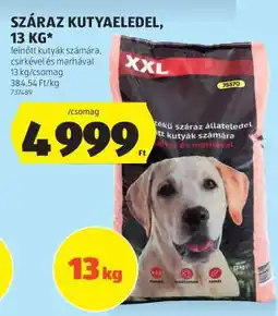 ALDI SZÁRAZ KUTYAELEDEL, 13 KG ajánlat