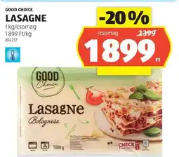 ALDI GOOD CHOICE LASAGNE ajánlat