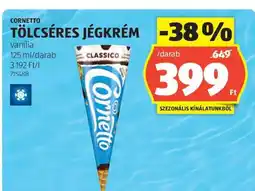 ALDI CORNETTO Tölcséres jégkrém ajánlat