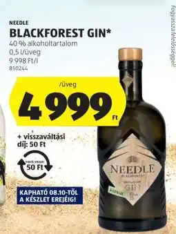ALDI NEEDLE BLACKFOREST GIN ajánlat