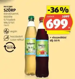 ALDI RIO D'ORO SZÖRP ajánlat