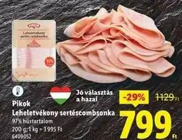 Lidl Pikok Leheletvékony sertéscombbsonka ajánlat