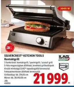 Lidl SILVERCREST KITCHEN TOOLS Kontaktgrill ajánlat