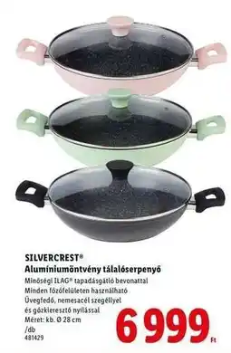 Lidl SILVERCREST Alumíniumöntvény tálalóserpenyő ajánlat