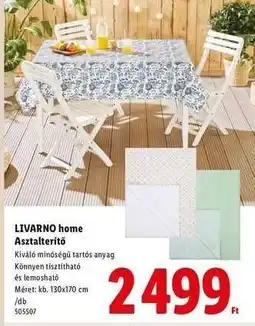 Lidl LIVARNO HOME Asztalterítő ajánlat