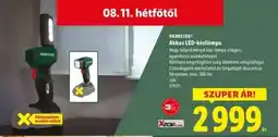 Lidl PARKSIDE Akkus LED-kézilámpa ajánlat