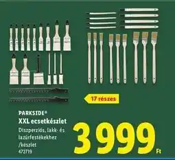 Lidl PARKSIDE XXL ecsetkészlet ajánlat