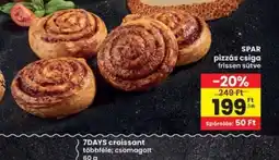 Interspar Spar pizzás csiga ajánlat