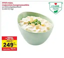 Interspar SPAR enjoy. majonézes burgonyasaláta ajánlat