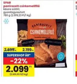 Interspar Spar panírozott csirkemellfilé ajánlat