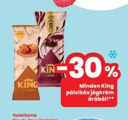 Interspar Minden King pálcikás jégkrém ajánlat