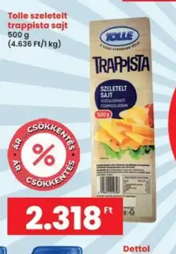 Interspar Tolle szeletelt trappista sajt ajánlat