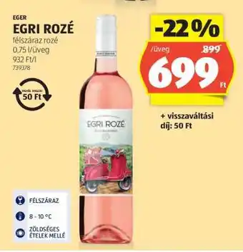 ALDI EGRI ROZÉ ajánlat