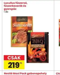 Interspar Lucullus fűszers, fűszerkeverék és gyorspác ajánlat