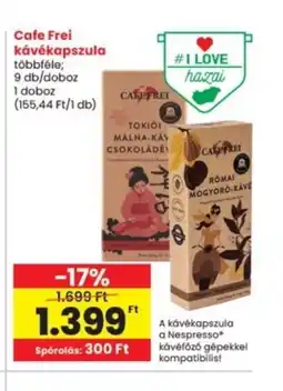 Cafe Frei kávékapszula