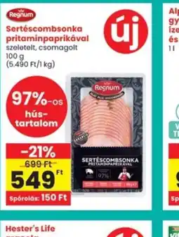 Interspar Regnum Sertéscombsonka ajánlat