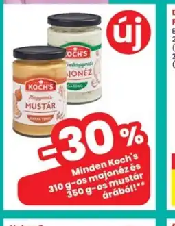 Interspar Koch's Majonéz és Mustár ajánlat