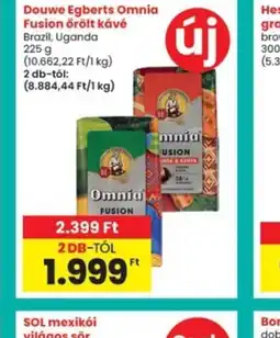 Interspar Douwe Egberts Omnia Fusion őrölt kávé ajánlat