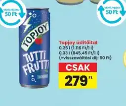 Interspar Topjoy üdítőital ajánlat
