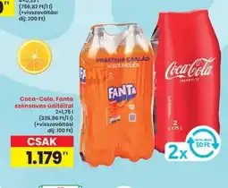 Interspar Coca-Cola, Fanta szénsavas üdítőital ajánlat