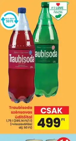 Interspar Traubisoda szénsavas üdítőital ajánlat