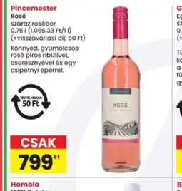 Interspar Pincemester Rosé ajánlat