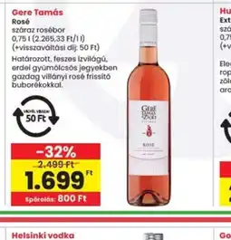 Interspar Gere Tamás Rosé ajánlat