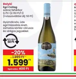 Interspar Bolyki Egri Csillag ajánlat