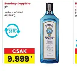 Interspar Bombay Sapphire gin ajánlat