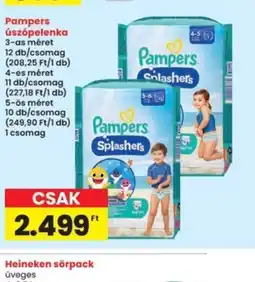 Interspar Pampers úszpelenka ajánlat