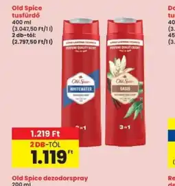 Interspar Old Spice tusfürdő ajánlat