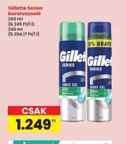 Interspar Gillette Series borotvazselé ajánlat