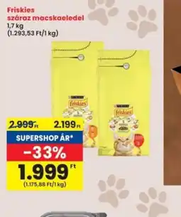 Interspar Friskies száraz macskaeledel ajánlat