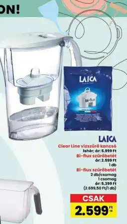 Interspar Laica Clear Line vízszűrő kancs ajánlat